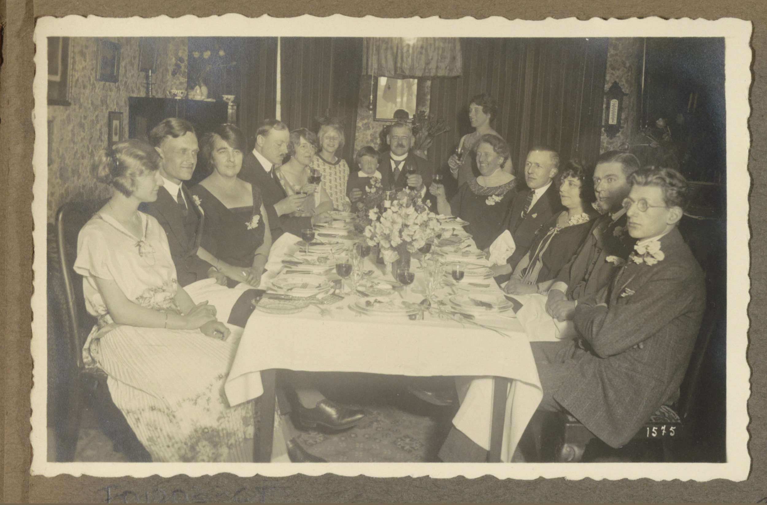 Feestmaaltijd in 1924